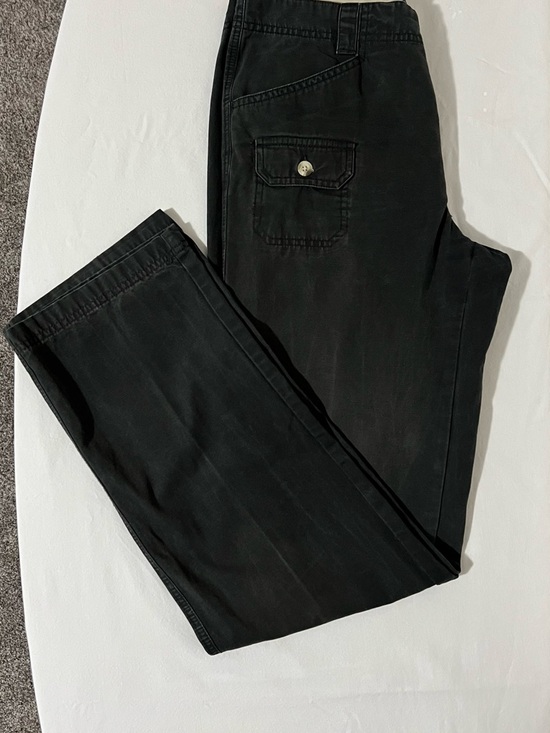 Columbia Pants - Columbia Charcoal Casual Cargo Hiking Pants with Buttoned Pocket